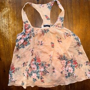 Love‎ to Love Los Angeles Floral Print Tank Top Racerback Sleeveless
